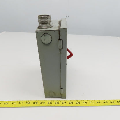 General Electric TH4321 30A 240V 7.5Hp 3 Pole Fused Safety Disconnect