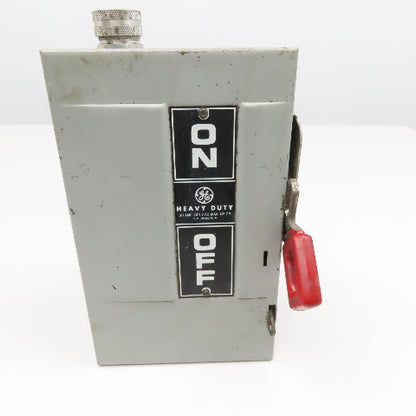 General Electric TH4321 30A 240V 7.5Hp 3 Pole Fused Safety Disconnect