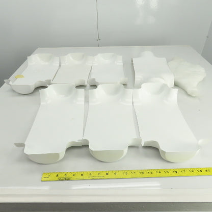 Proto #11-TV Pipe Insulation Fitting PVC Tee Lot Of 7