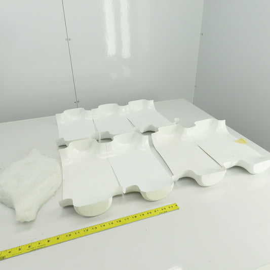Proto #11-TV Pipe Insulation Fitting PVC Tee Lot Of 7