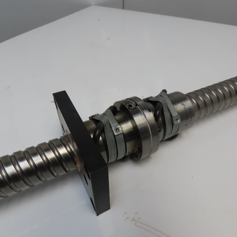 NSK W4018W-3DX-C2Z25.4 40mm Ball Screw 12mm Lead W/Ball Nut 86-1/8" OAL