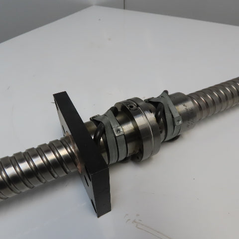 NSK W4018W-3DX-C2Z25.4 40mm Ball Screw 12mm Lead W/Ball Nut 86-1/8" OAL