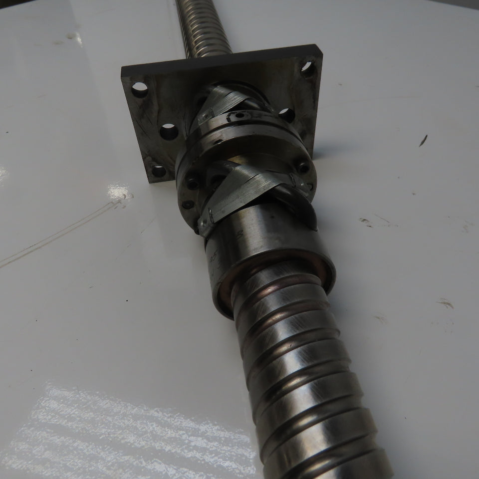 NSK W4018W-3DX-C2Z25.4 40mm Ball Screw 12mm Lead W/Ball Nut 86-1/8" OAL