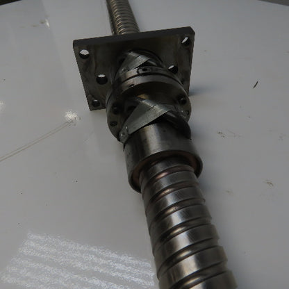 NSK W4018W-3DX-C2Z25.4 40mm Ball Screw 12mm Lead W/Ball Nut 86-1/8" OAL