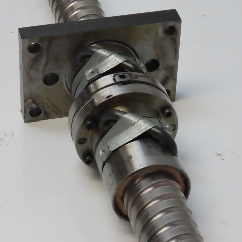 NSK W4018W-3DX-C2Z25.4 40mm Ball Screw 12mm Lead W/Ball Nut 86-1/8" OAL