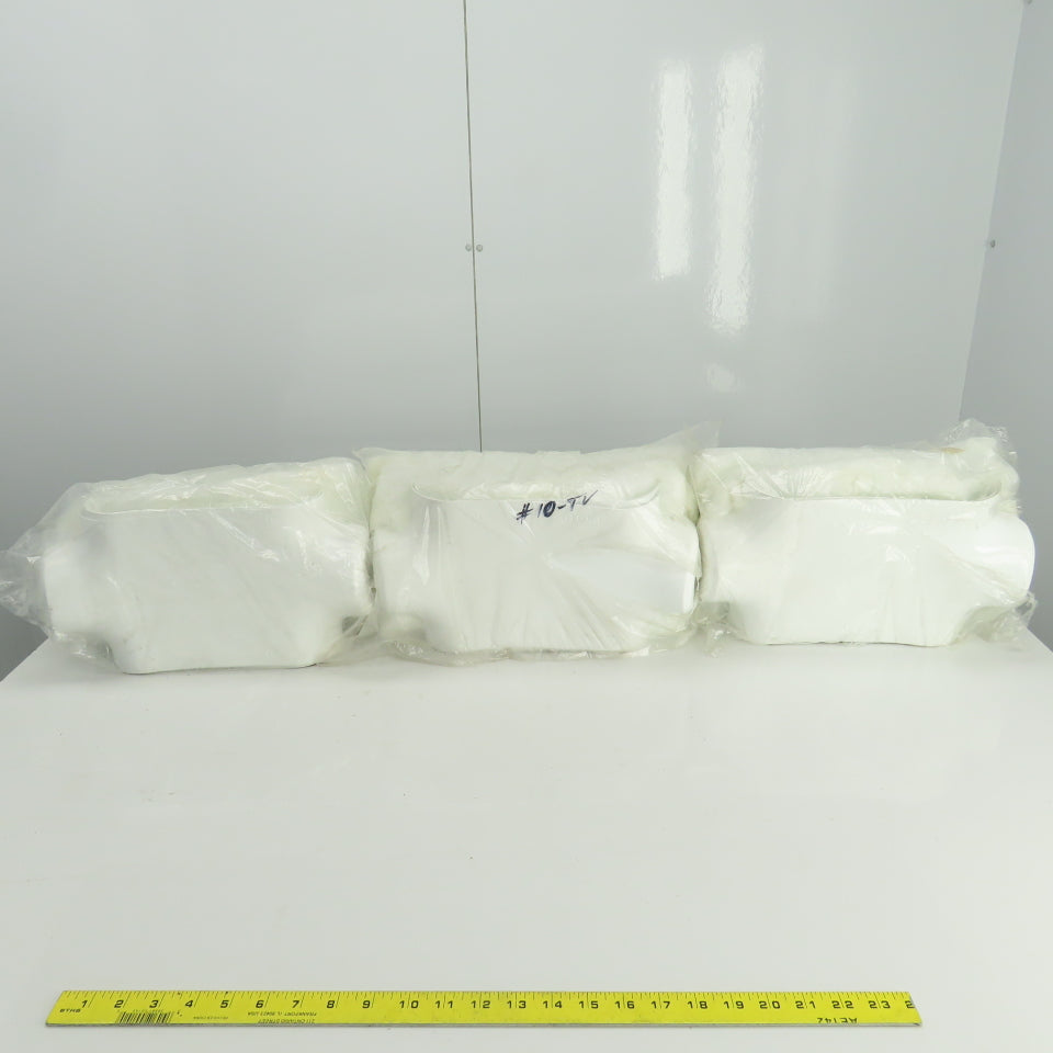Proto #10-TV PVC Tee-Pipe Insulation Fitting Lot Of 18