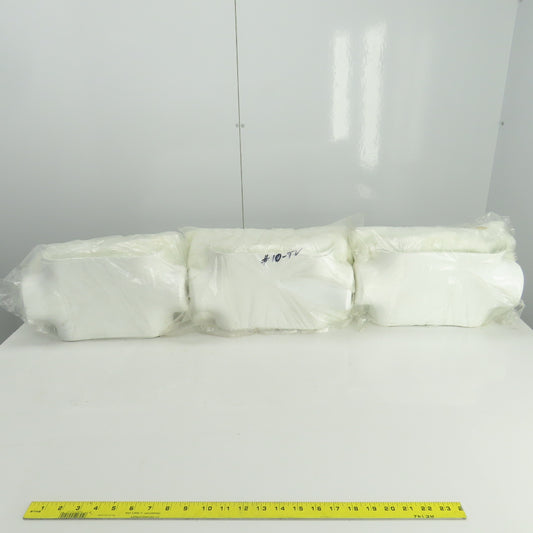 Proto #10-TV PVC Tee-Pipe Insulation Fitting Lot Of 18