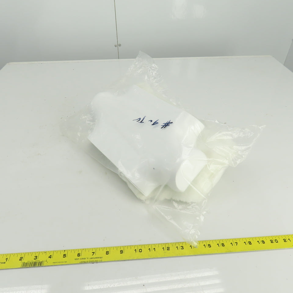 Proto #9-TV PVC Tee-Pipe Insulation Fitting Lot Of 5