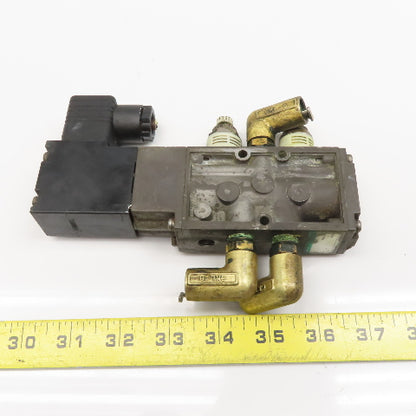 CKD 5/3 Way Single Solenoid Pneumatic Directional Selex Valve 110V Coil