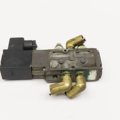 CKD 5/3 Way Single Solenoid Pneumatic Directional Selex Valve 110V Coil