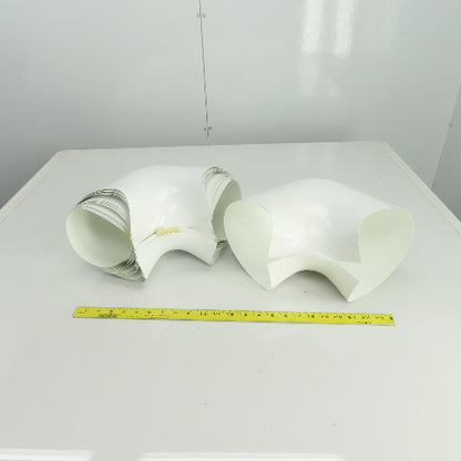 #15-90 PVC 90° Elbow-Pipe Insulation Fitting Lot Of 15