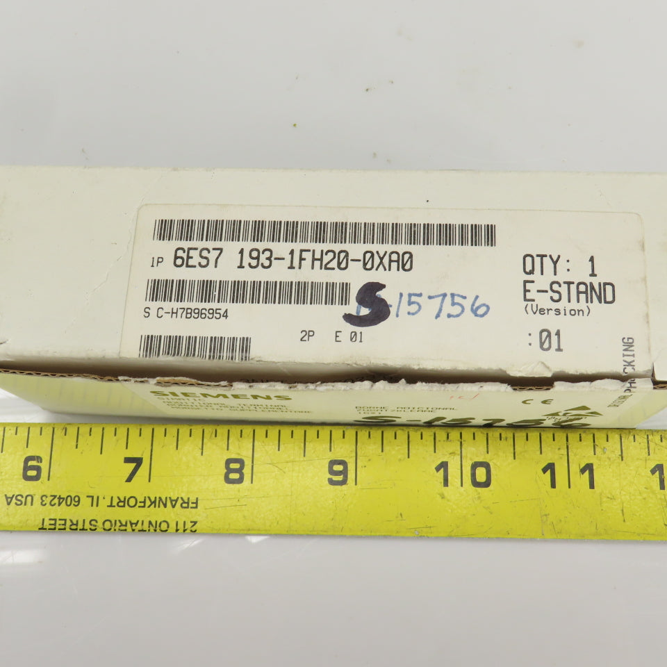 Siemens 6ES7 193-1FH20-0XA0 Simatic S7 Additional Terminal Strip E-Stand 17 Port