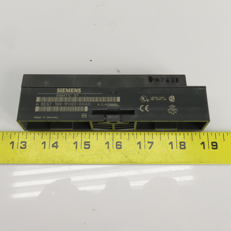 Siemens 6ES7 193-1FH20-0XA0 Simatic S7 Additional Terminal Strip E-Stand 17 Port