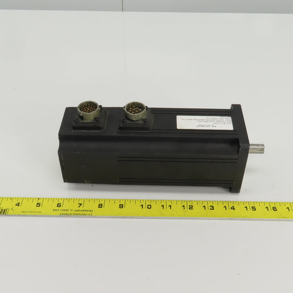 Emerson MGE-316-CBNS-0000 1.01HP AC Servo Motor 240V 4000RPM 3PH 4.0A W/Encoder