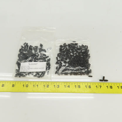 Half Dog Set Screw #8-32 x 3/8 Alloy Lot Of 465"