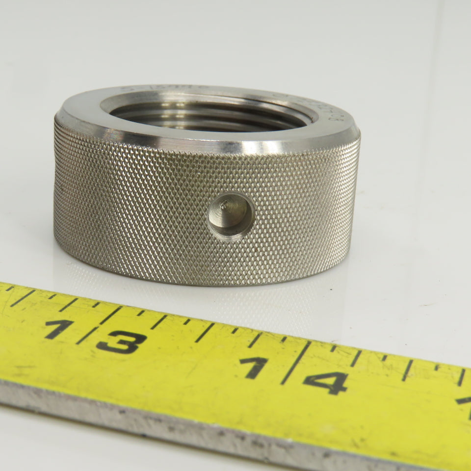 Threaded Adjustment Collar Nut W/Set Screw Hole 1-1/4"-12TPI