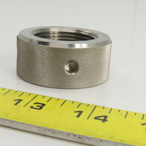 Threaded Adjustment Collar Nut W/Set Screw Hole 1-1/4"-12TPI
