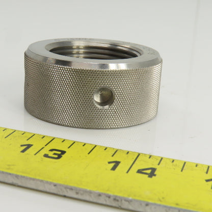 Threaded Adjustment Collar Nut W/Set Screw Hole 1-1/4"-12TPI