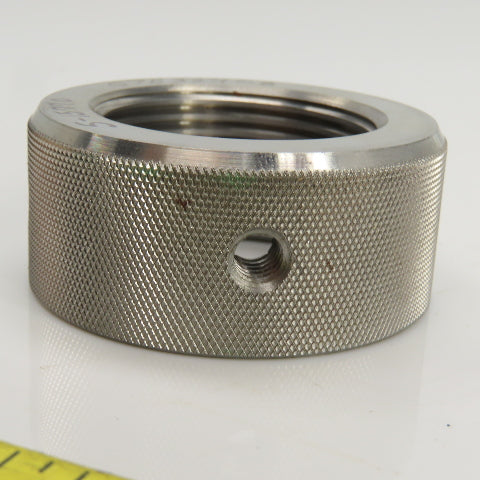 Threaded Adjustment Collar Nut W/Set Screw Hole 1-1/4"-12TPI