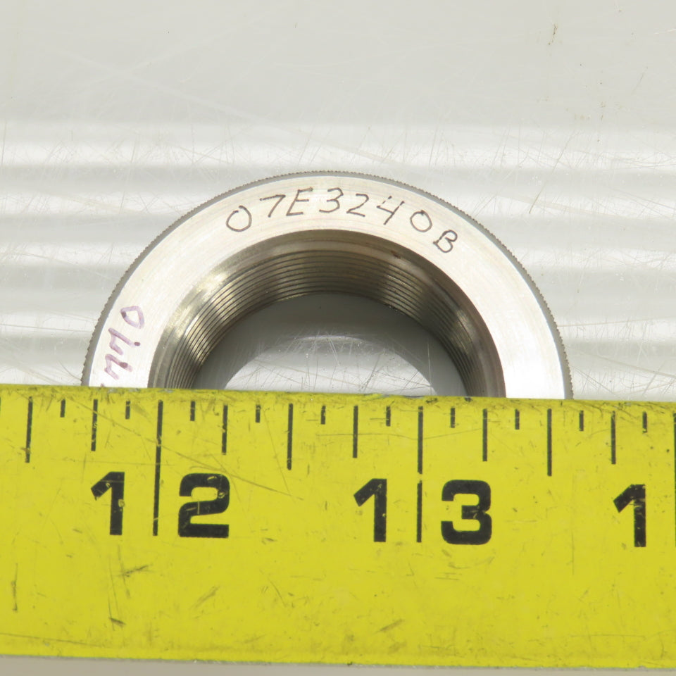 Threaded Adjustment Collar Nut W/Set Screw Hole 1-1/4"-12TPI