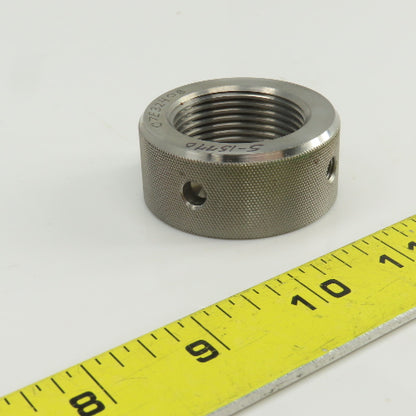 Threaded Adjustment Collar Nut W/Set Screw Hole 1-1/4"-12TPI