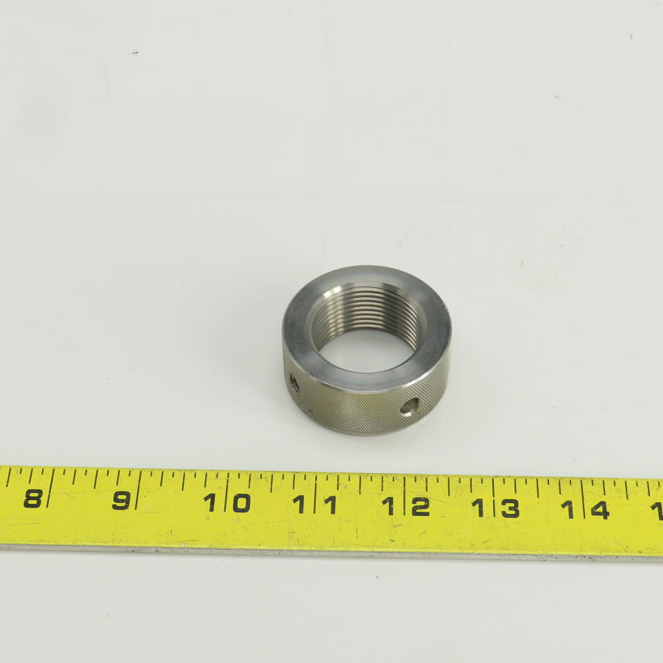 Threaded Adjustment Collar Nut W/Set Screw Hole 1-1/4"-12TPI