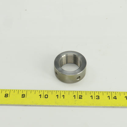Threaded Adjustment Collar Nut W/Set Screw Hole 1-1/4"-12TPI