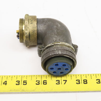 DDK MS3108B24-10S Size 24 Circular Connector 7 Pin Female 24-10SF Elbow 90°