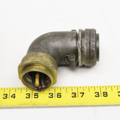 DDK MS3108B24-10S Size 24 Circular Connector 7 Pin Female 24-10SF Elbow 90°