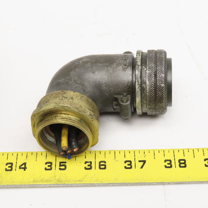 DDK MS3108B24-10S Size 24 Circular Connector 7 Pin Female 24-10SF Elbow 90°
