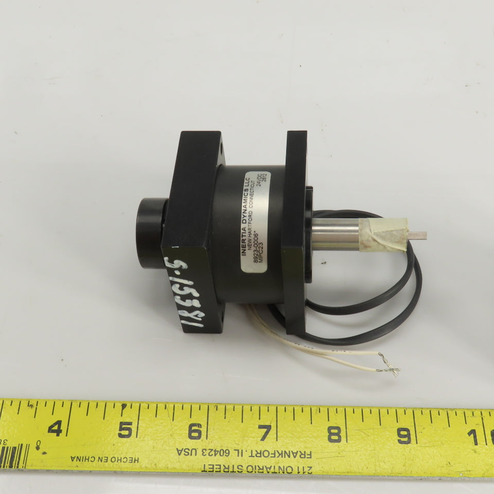 Inertia Dynamics 8923-0006 24V DC Spring Applied Brake 1/2" Shaft Motor Mounted