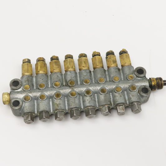 16 Port Piston Lubricator Manifold For 5/32" OD Tube