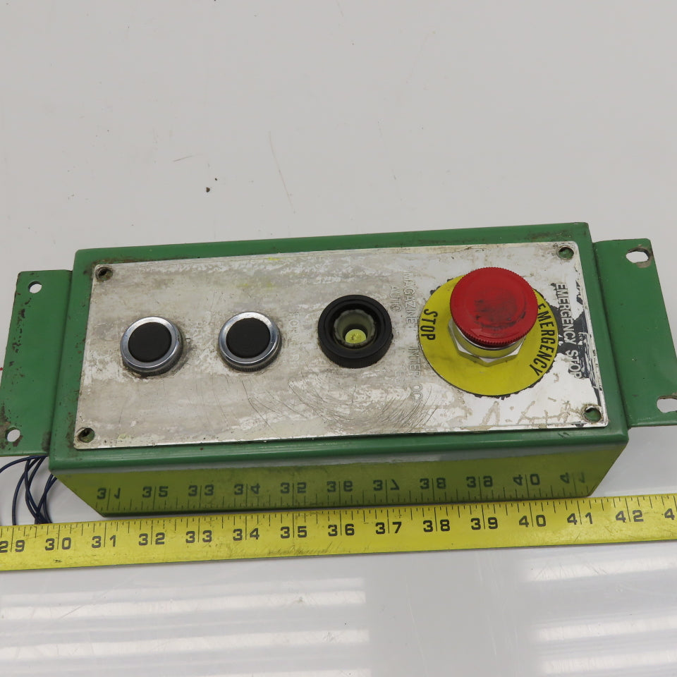 Mazak AJV 32/40 Operator Control E-Stop Remote Pendant Enclosure