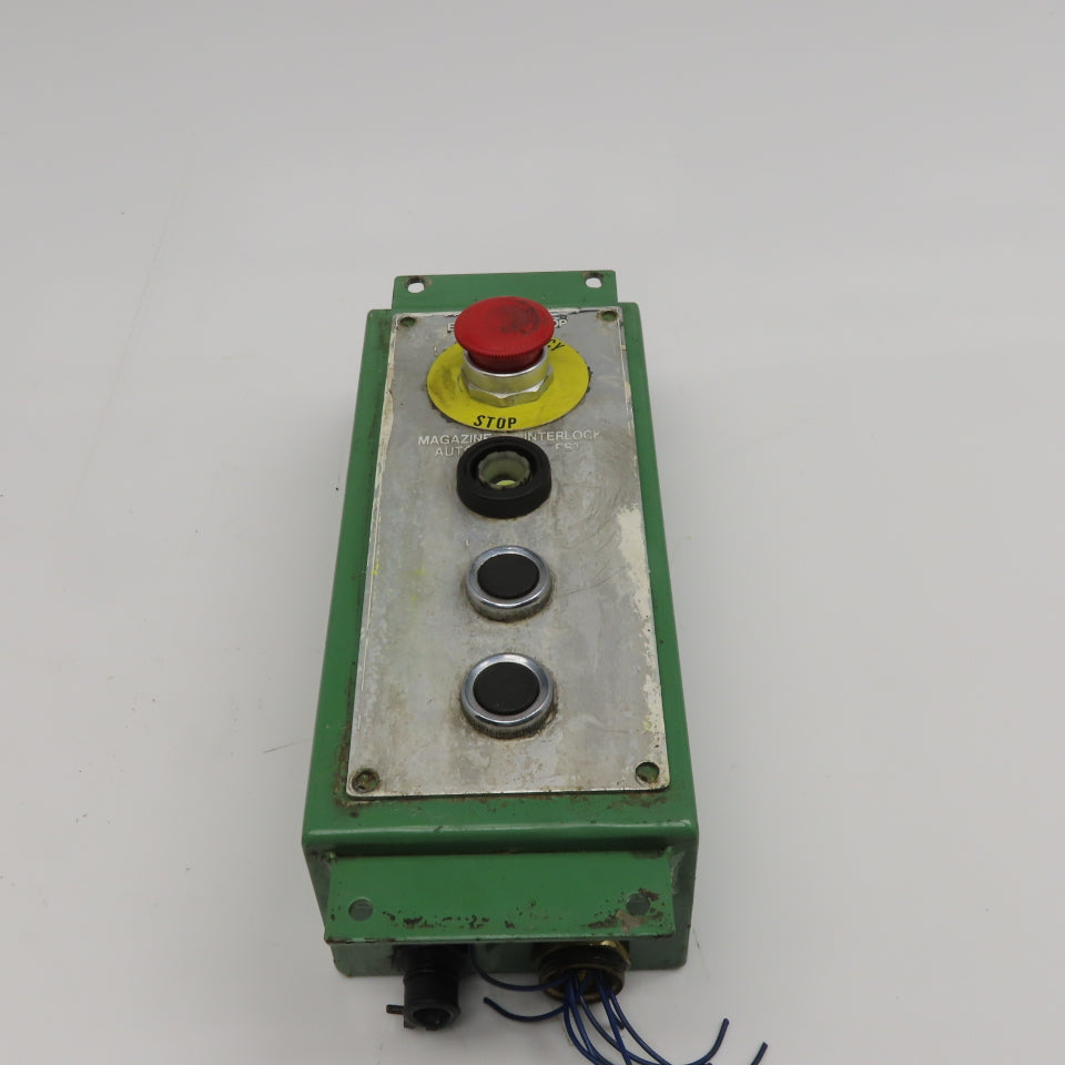 Mazak AJV 32/40 Operator Control E-Stop Remote Pendant Enclosure
