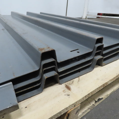 Pallet Rack Solid Corrugated Decking 30"W x 44" Deep  Racking Shelf Lot of 4