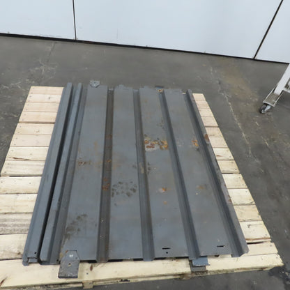 Pallet Rack Solid Corrugated Decking 30"W x 44" Deep  Racking Shelf Lot of 4