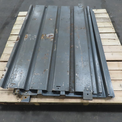 Pallet Rack Solid Corrugated Decking 30"W x 44" Deep  Racking Shelf Lot of 4