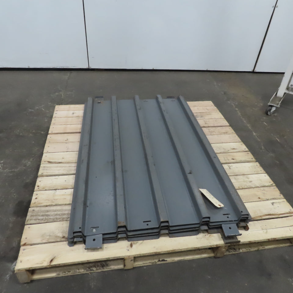 Pallet Rack Solid Corrugated Decking 30"W x 44" Deep  Racking Shelf Lot of 4
