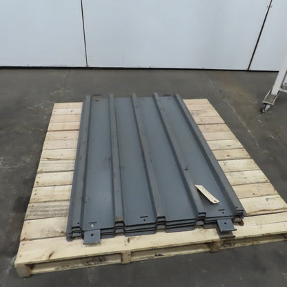 Pallet Rack Solid Corrugated Decking 30"W x 44" Deep  Racking Shelf Lot of 4