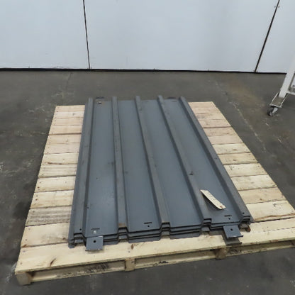 Pallet Rack Solid Corrugated Decking 30"W x 44" Deep  Racking Shelf Lot of 4