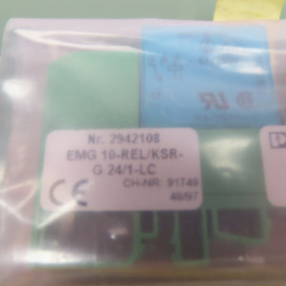 Emerson Motion Control 960512-01 24VDC Relay DIN Mount Assembly
