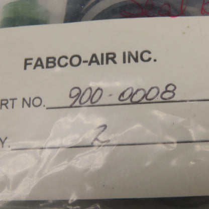 Fabco-Air 900-0008 Seal Kit For EZ 500 Linear Guided Slide Kits  Lot Of 2
