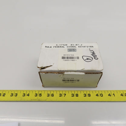 Federal Signal K8107210A 30V 27W Bayonet Incandescent Light Bulb Lot Of 4