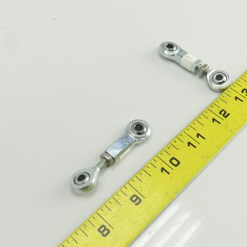 Adjustable Feed Control Link 1-1/2"-2" 3/16" Swivel Eyelet Lot Of 2