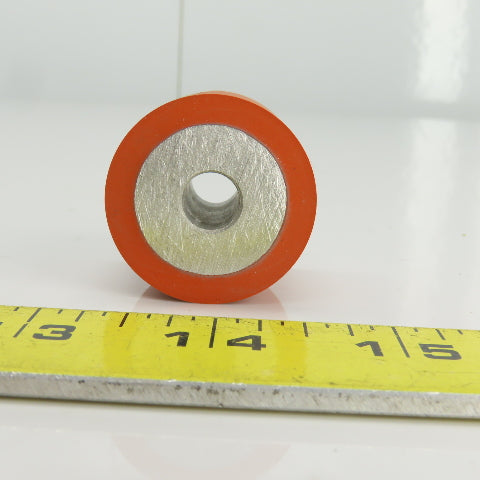Norwood 33-04-K Rubber Feed Roller Assy. 3/8" ID 1-3/8" OD 1-1/4" OAL  Lot Of 2