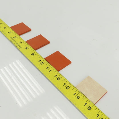 Norwood 42474 Rubber Cushion Pad 1-3/4" L x 1-1/2" W x 1/8" Lot Of 4