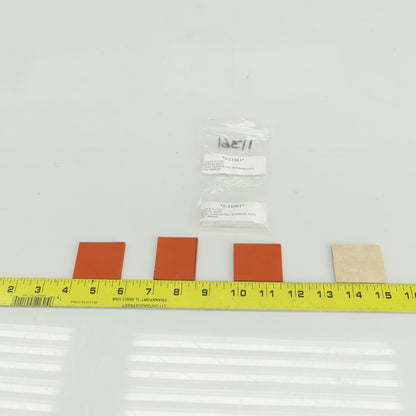 Norwood 42474 Rubber Cushion Pad 1-3/4" L x 1-1/2" W x 1/8" Lot Of 4