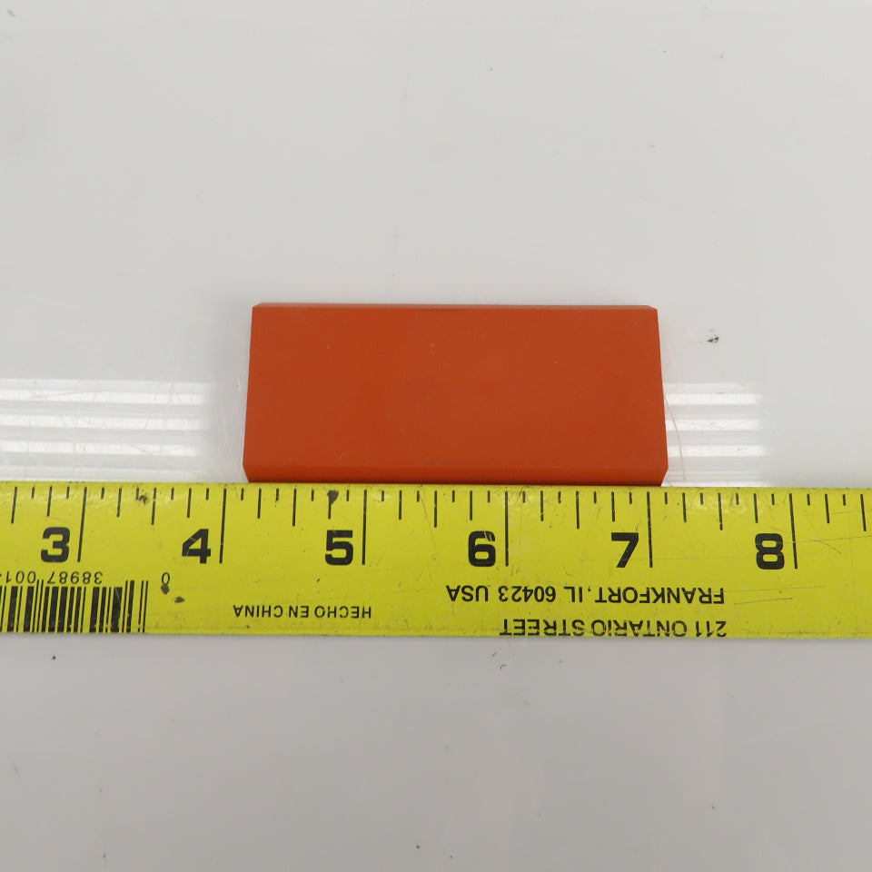 Norwood 33-04-J Rubber Anvil Insert 3" L x 1-7/16" W x 1/4" Lot Of 3