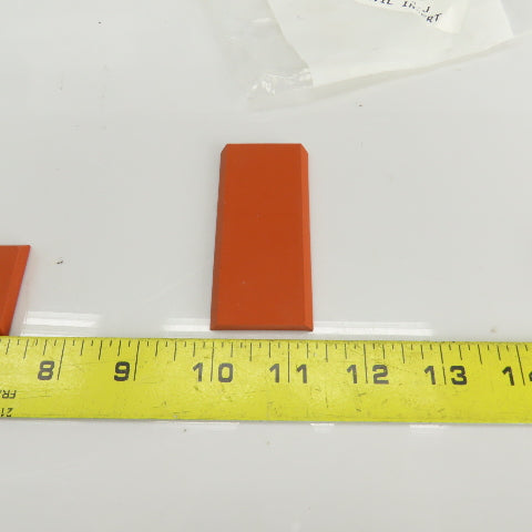 Norwood 33-04-J Rubber Anvil Insert 3" L x 1-7/16" W x 1/4" Lot Of 3