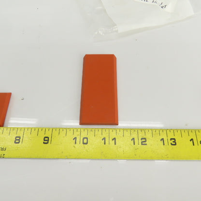 Norwood 33-04-J Rubber Anvil Insert 3" L x 1-7/16" W x 1/4" Lot Of 3